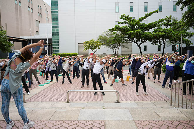 雷科響應經濟部產業園區管理局高屏分局113年百人健走暨樂活闖關活動。